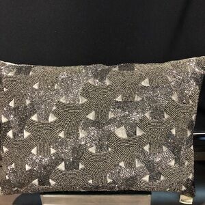 ARHaus Elegant Beaded Accent Pillow
